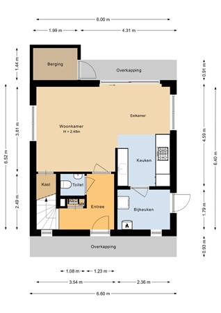 Floorplan - Zeedijk 24-438, 4504 PN Nieuwvliet